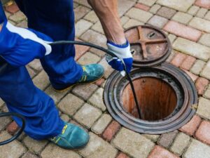 Sewer drain cleaning by Speedy Septic